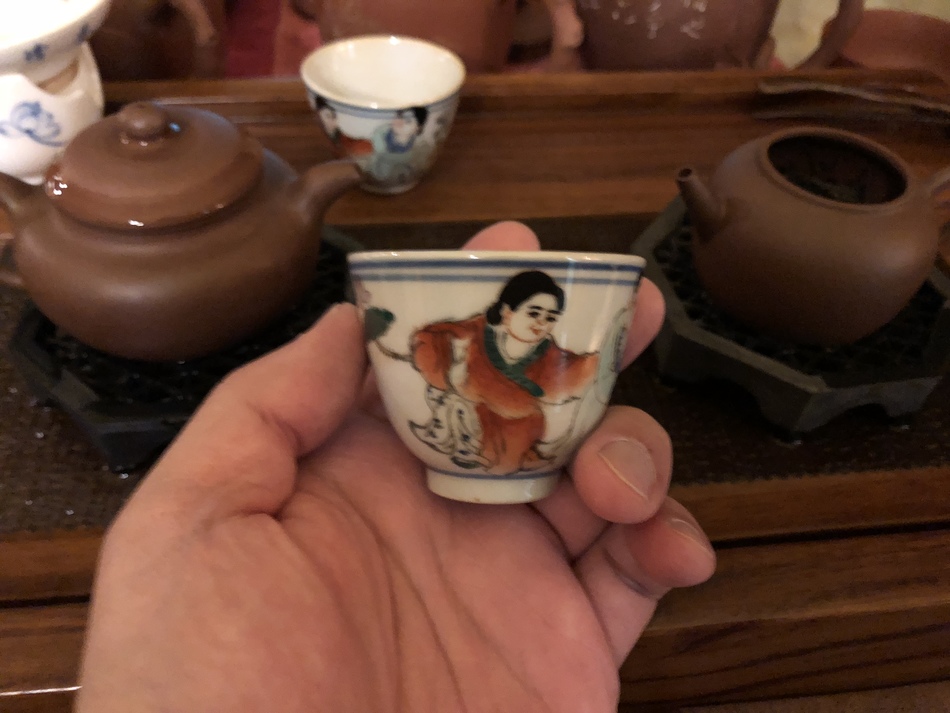 My young WuYi Rock Tea cup