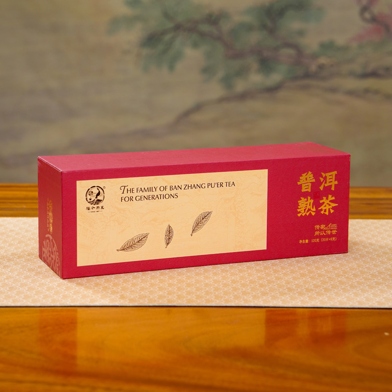 Fu Jin One-Piece Ripe Pu Erh Tea Gift Box