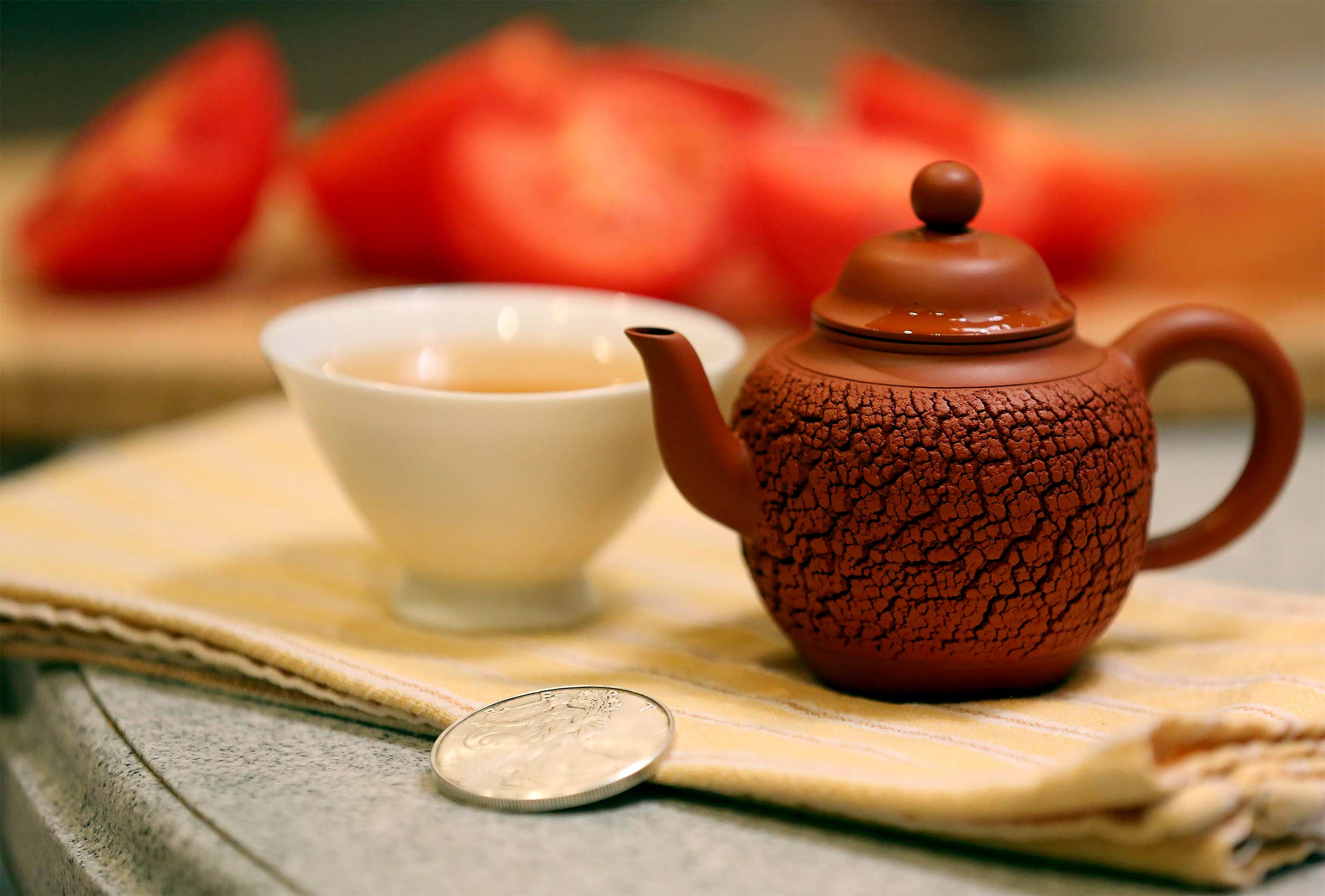 Taiwan &quot;Cracked Earth&quot; Teapot